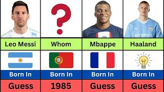 Best footballers born in every year 1960  2005 [upl. by Rica378]