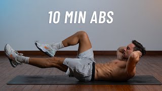 10 MIN ABS WORKOUT  At Home Sixpack Ab Routine No Equipment [upl. by Arette]