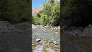 Nanay waterfall trekking 🏞️ Uzbekistan 🇺🇿trending travel shorts [upl. by Brigg]