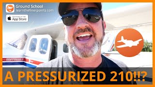 AIRPLANE TOUR  PRESSURIZED CESSNA 210  Introducing the pressurized Cessna 210 light airplane [upl. by Yrad386]