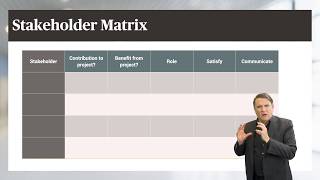 09 Stakeholder matrix [upl. by Acired]