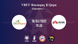 VBET Futsal B League AlfaPharm  AHA [upl. by Vano533]