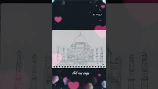 Super hit song💕Sotta chotta Nanaithu Tajmahal 💕💕pencilArt Archa SN [upl. by Milicent76]