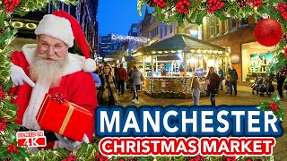 MANCHESTER Christmas Market  Full Tour [upl. by Yanehs378]