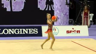 Melitina Staniouta BLR  Ball Final  2014 World Rhythmic Gymnastics Championships [upl. by Leile]