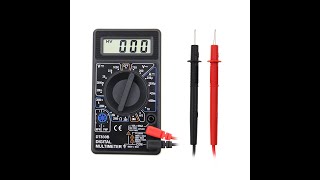 Digital multimeter DT830B [upl. by Gillie]