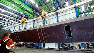 Motorized Crane Girder Rolling  Timelapse [upl. by Sumahs]