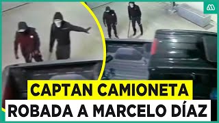 Camioneta robada a Marcelo Díaz protagonizó alunizaje Ladrones hacían quottour delictualquot [upl. by Aloiv287]