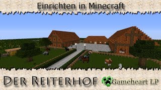 MINECRAFT  Reiterhof  Einrichten in Minecraft [upl. by Eisele]