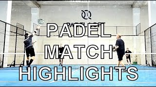 Padel Match My Highlights Good Intermediate Level 07102024 [upl. by Wallraff475]