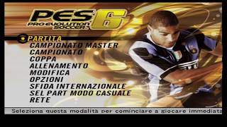 PES 6 PS4 remaster HD telecronaca Sandro Piccinini [upl. by Amej]