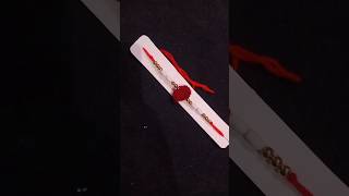 Diy 4 Easy Rakhi 😁😱diy rakhi shorts shortvideo love rakshabandhan [upl. by Adnahsor851]