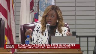 Dolton trustees Judge blocks Tiffany Henyard appointments [upl. by Inalaek]