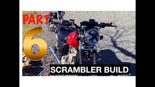 SCRAMBLER BUILD pt 6  Fork Guards PlastiDip Blinkers [upl. by Ammann367]