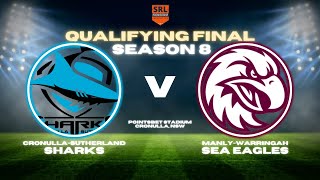 Sharks vs Sea Eagles  Season 8 Qualifying Final  SRL [upl. by Millham]