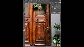 Close The Doors In Photoshop Using Clone Stamp Tool shorts photoshop [upl. by Batholomew]