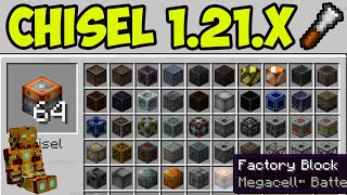 CHISEL MOD 1211 minecraft  HOW TO USE Tutorial 2024 [upl. by Ephraim453]