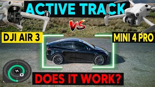 DJI Mini 4 Pro VS DJI Air 3 ACTIVE TRACK REVIEW  Which Is Best [upl. by Rhoads]