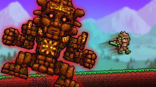 This Golem is INSANE  Terraria Calamity Melee Death Mode 26 [upl. by Slorac]