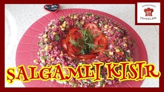 ŞALGAMLI KISIR Bulgur Salad WithTurnipsEng Subyemek tarifleri kısır [upl. by Janith]