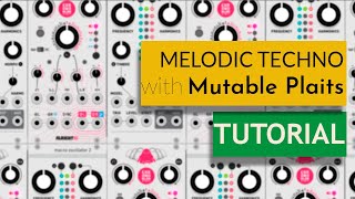 Making melodic techno with Mutable Instruments Plaits in VCV Rack [upl. by Aihsyla]