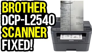 brother dcp l2540dw scanner showing black lines [upl. by Scammon854]