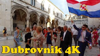 Dubrovnik Croatia Walking tour 4K [upl. by Boonie]