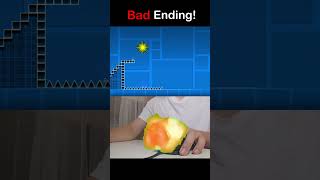 Cube Trap Bad Ending In Geometry Dash 😱 [upl. by Tav]