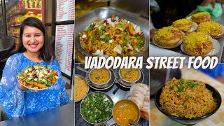 Best VADODARA Street Food  Sev Usal Tamtam Penda Chinese amp More [upl. by Sladen259]