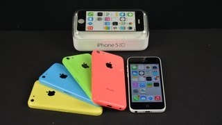 Apple iPhone 5c Unboxing Demo amp Benchmarks [upl. by Gnex]