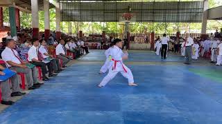 PRINCE DAVID CAPURCOS KATA PERFORMANCE BALANGAY FESTIVAL KARATE TOURNAMENT MAY 25262024 [upl. by Littman]