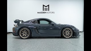 2023 Porsche Cayman GT4 RS Paint to Sample Grey Black for Sale [upl. by Kallick536]