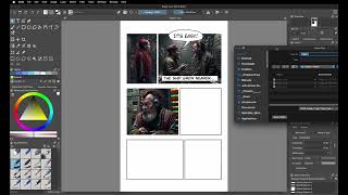 Layout a MangaGraphic NovelComic Page in Krita [upl. by Arthur]