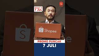 HARI INI Belanja Produk 100 ORI di Promo Puncak 77 Shopee Mall Mega Sale [upl. by Anilev]