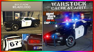 NEW GAUNTLET INTERCEPTOR How To Unlock POLICE Cop Car GTA 5 Chop Shop DLC GTA Online Update [upl. by Farl679]