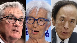 Powell Lagarde Bailey Ueda on Future Rate Decisions [upl. by Krein]