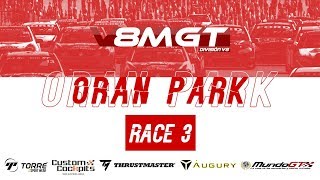 iRacing V8MGT 2018  División V8  Oran Park GP  Carrera 36 [upl. by Alleinnad992]