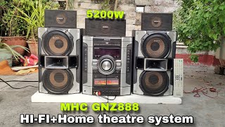 MHCGNZ888D SONY hifihome theatre systemHeavy bass VGroove system sony video viralvideo [upl. by Samot239]