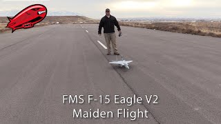 FMS F 15 Eagle V2 Maiden Flight [upl. by Rez]