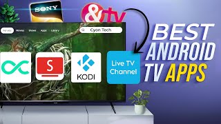 7 Must ⚡Have Android TV Apps 2024  Live Tv Apps for Android Tv  Jio TV Alternative Apps [upl. by Dott]