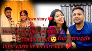 INTER CASTE LOVE MARRIAGE  OUR STRUGGLE  LOVE STORY ♥️  BY MEGHRAJ HIGHFLY [upl. by Noivert]