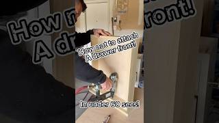 How not to attach drawer fronts diy howto woodworking fyp fypシ゚viral fy smallbusiness [upl. by Mahmoud665]