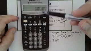 How to Calculate the Price of a Bond using a Financial Calculator [upl. by Aneerbas]