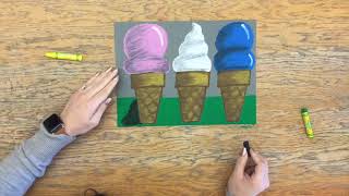 Wayne Thiebaud Ice Cream Cones Part 3 [upl. by Daj465]