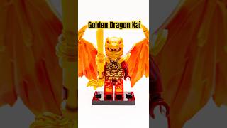 Incredible minifigure Golden Dragon Kai LEGO®  speed build stop motion ninjago [upl. by Meri]