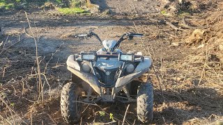 yamaha grizzly 90 offroading smallenginerepair tractor off [upl. by Isabelita]