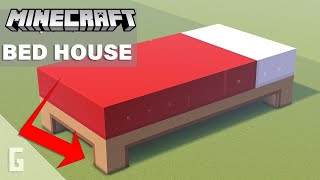 How To Build Bed House in Minecraft [upl. by Gunthar730]