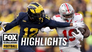 No 2 Ohio State Buckeyes vs No 3 Michigan Wolverines Highlights  CFB on FOX [upl. by Spark924]