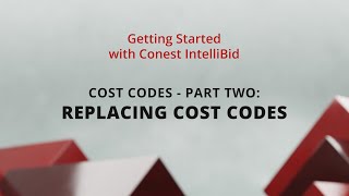 Cost Codes  Part Two Replacing Cost Codes  Conest Software [upl. by Noeht331]