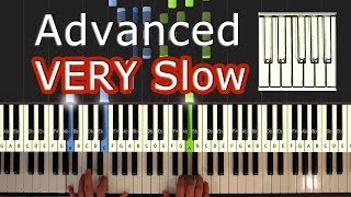 Mozart  Turkish March Rondo Alla Turca  VERY SLOW Piano Tutorial Easy  How To Play Synthesia [upl. by Prakash613]